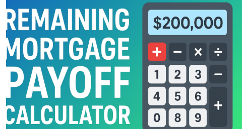 Remaining Mortgage Payoff Calculator 2025: Good to Read this guide